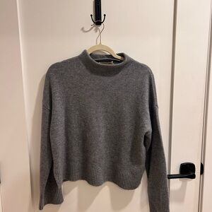 Abercrombie & Fitch Charcoal Turtleneck Sweater
